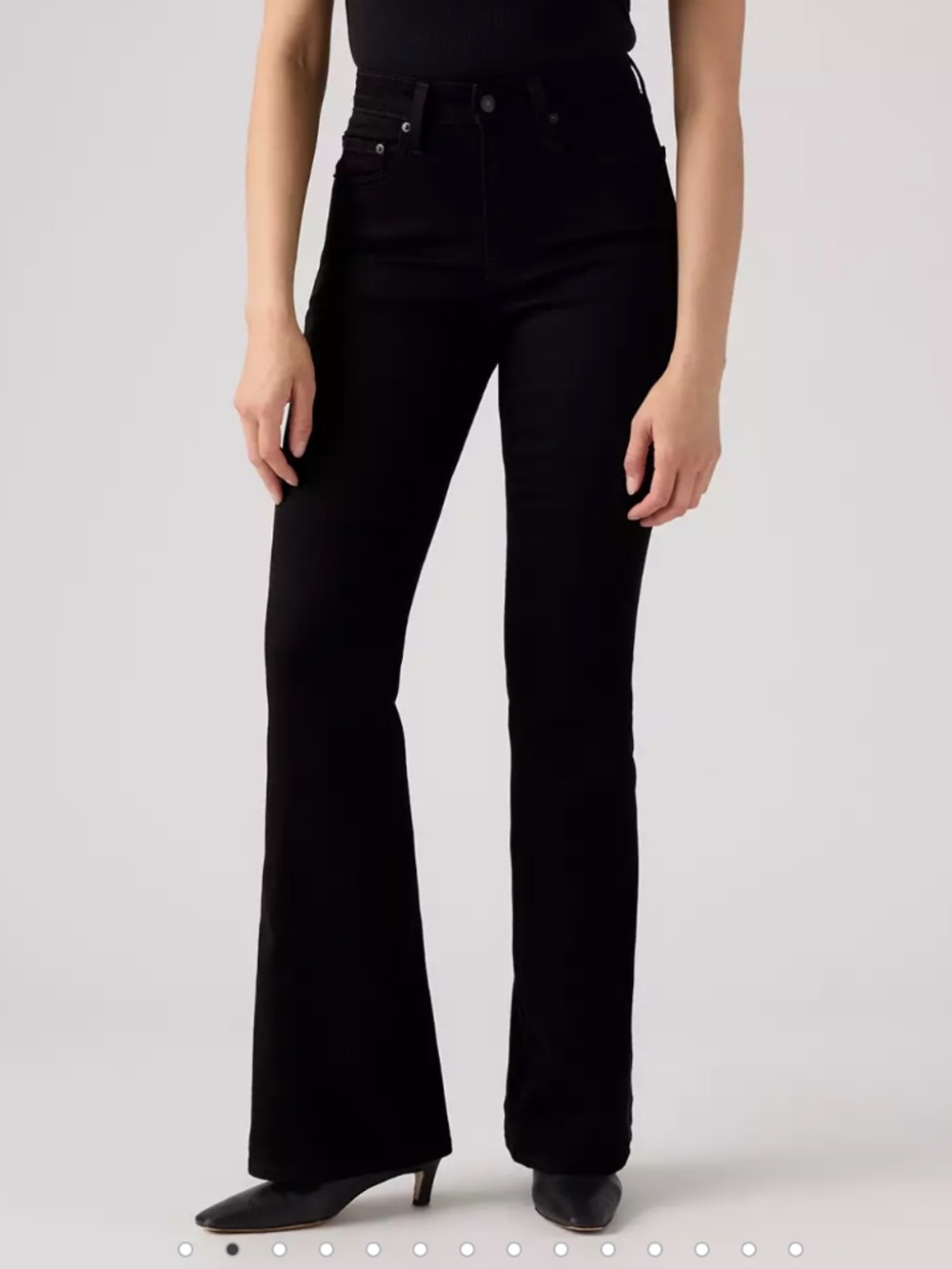 NEW! ✨ Levi’s Premium 726 High Rise Black Flare Jeans